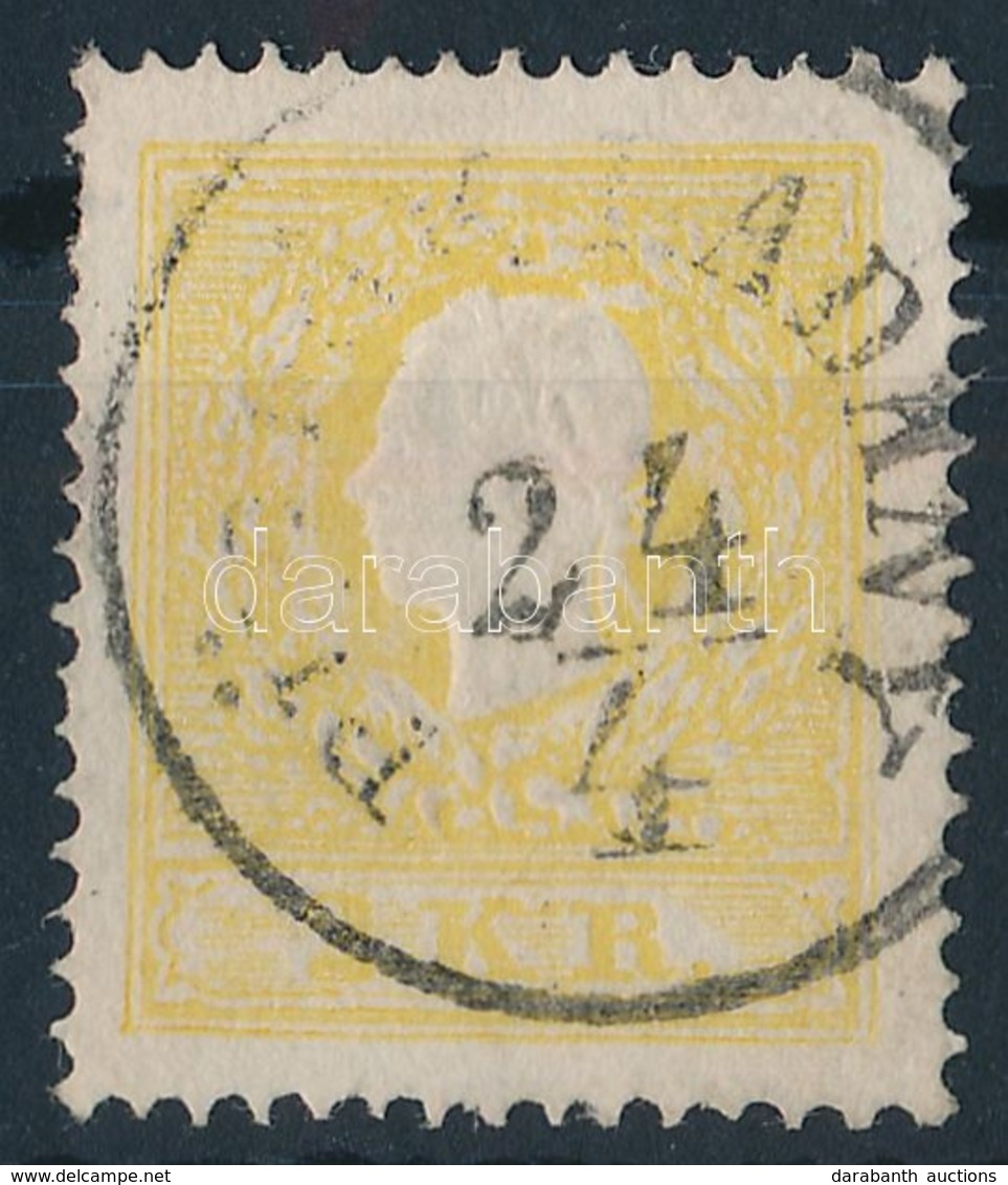 O 1858 2kr IIa Típus Világossárga ,,PÜS(PÖKL)ADÁNY Certificate: Steiner - Other & Unclassified