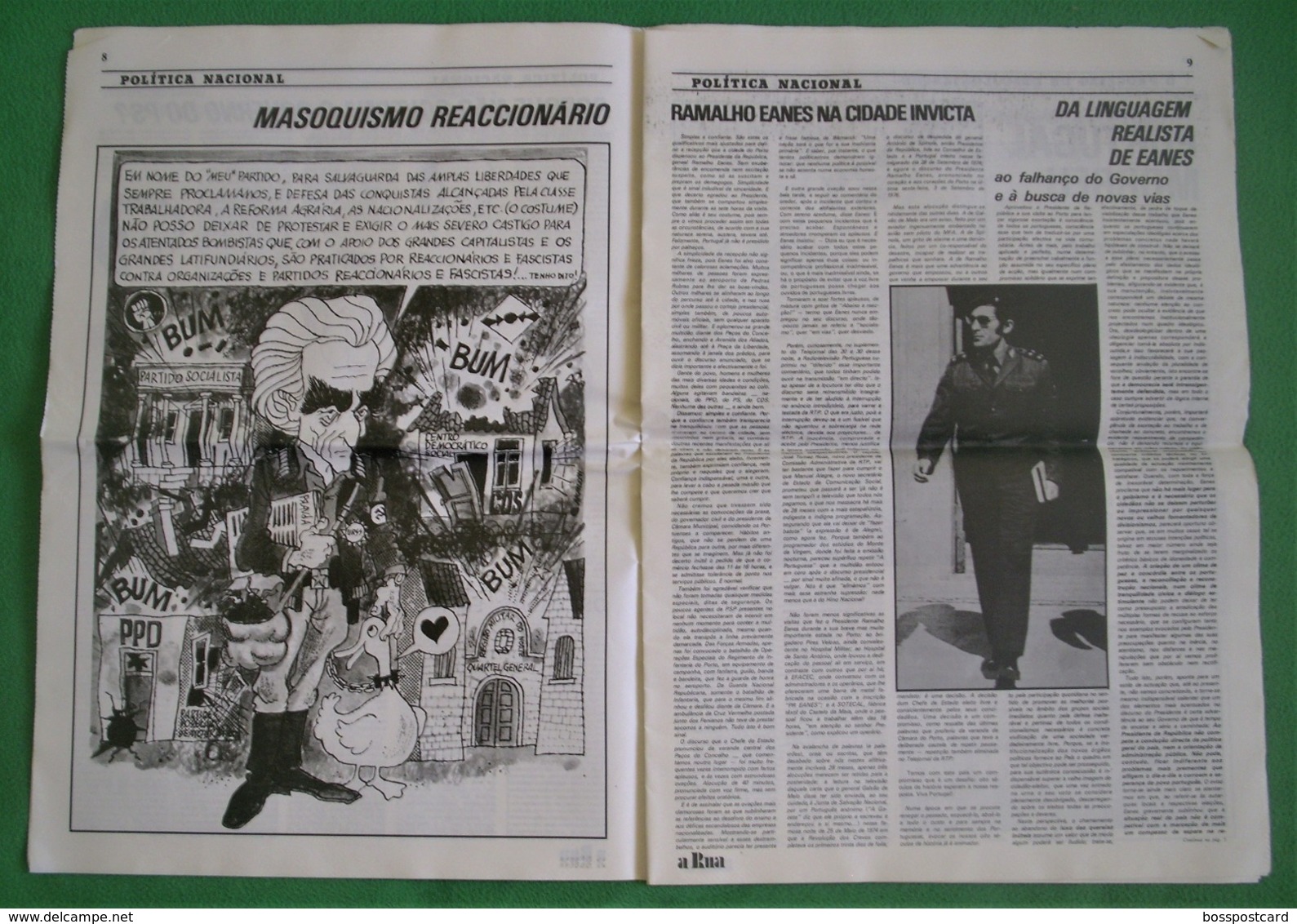 Lisboa -  Portugal -Jornal A Rua Nº 23 De Setembro De 1976 - República Portuguesa  Imprensa - 25 De Abril - PREC - Allgemeine Literatur