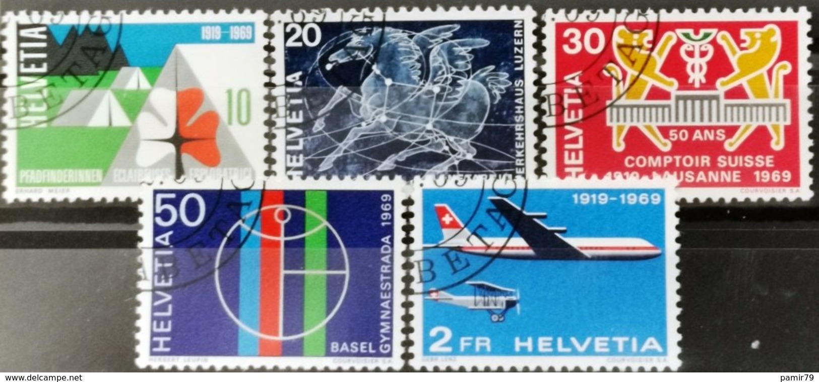 1969 Werbemarken ET-Stempel MiNr: 895-899 - Other & Unclassified