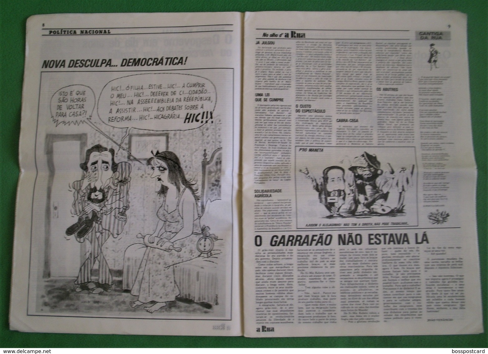 Lisboa - Portugal - Jornal A Rua Nº 69 De Julho De 1977 - República Portuguesa  Imprensa - 25 De Abril - PREC - Salazar - General Issues