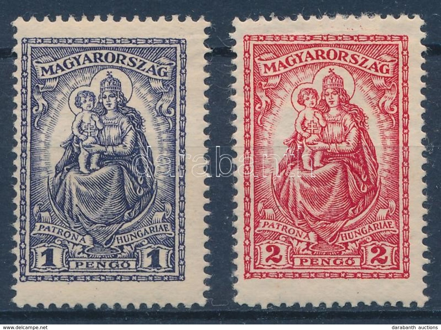 * 1926 Keskeny Madonna 1P + 2P - Sonstige & Ohne Zuordnung