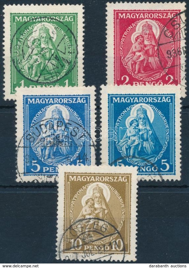 O 1932 Nagy Madonna Sor, 2 Klf Színű 5P értékkel - Sonstige & Ohne Zuordnung