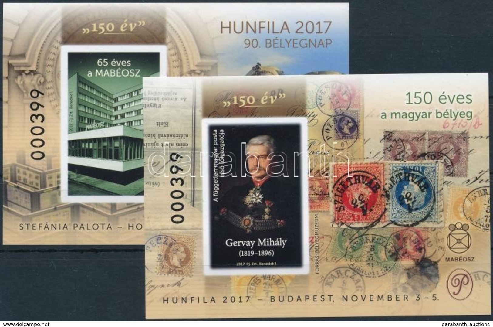 ** 2017 Hunfila Budapest Vágott Emlékív Pár - Other & Unclassified