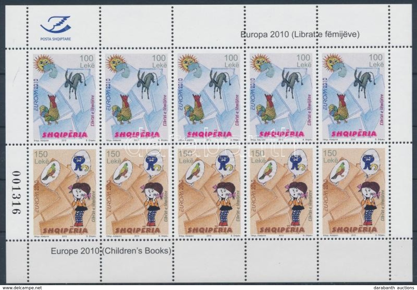 ** 2011 Europa CEPT Gyermekkönyvek Kisív Mi 3334-3335 - Andere & Zonder Classificatie