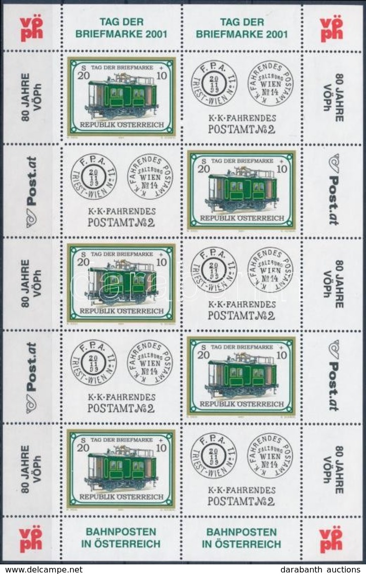 ** 2001 A Bélyeg Napja Kisív Mi 2345 - Sonstige & Ohne Zuordnung