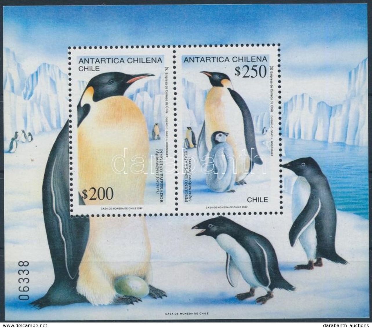 ** 1992 Pingvinek Blokk,
Penguins Block
Mi 23 - Otros & Sin Clasificación