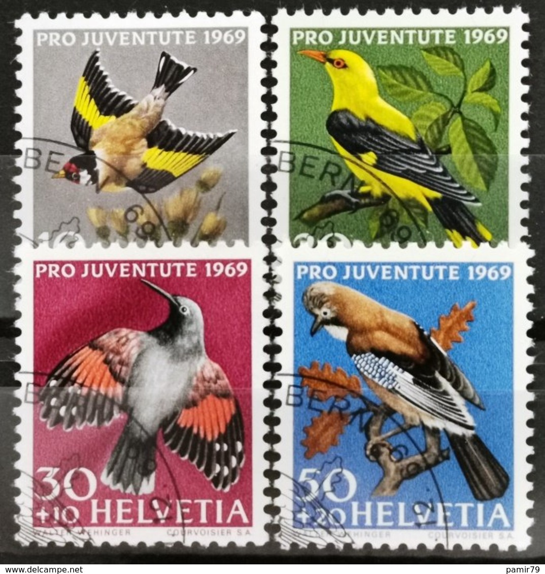 1969 Einheimische Vögel ET-Stempel MiNr: 914-917 - Andere & Zonder Classificatie