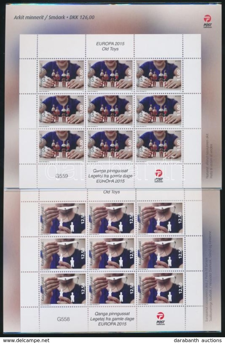 ** 2015 Europa CEPT, Történelmi Játékok Kisív Sor Mi 693-694 - Other & Unclassified