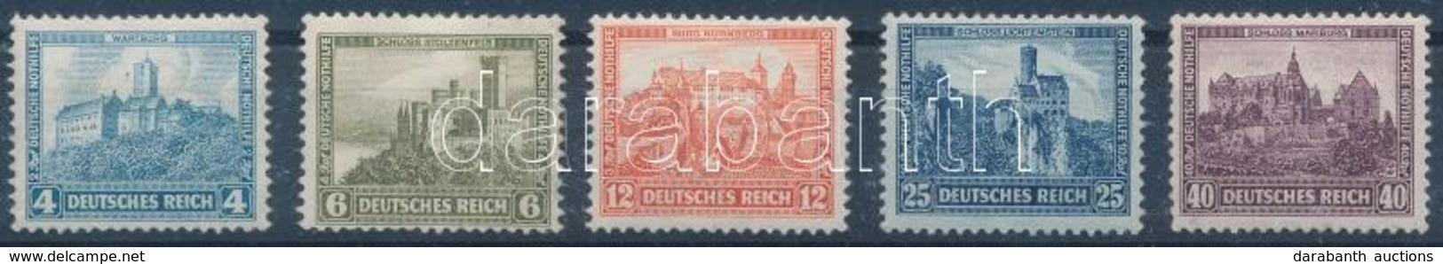 ** 1932 Nothilfe Sor Mi 474-478 - Sonstige & Ohne Zuordnung