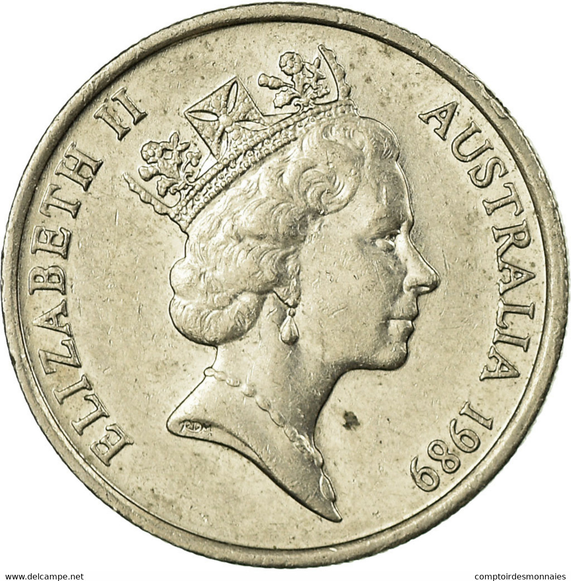 Monnaie, Australie, Elizabeth II, 5 Cents, 1989, TTB, Copper-nickel, KM:80 - 5 Cents