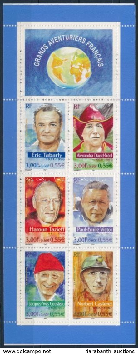 ** 2000 Kalandorok Bélyegfüzet,
Adventurers Stamp-booklet
Mi 3483-3488 - Otros & Sin Clasificación