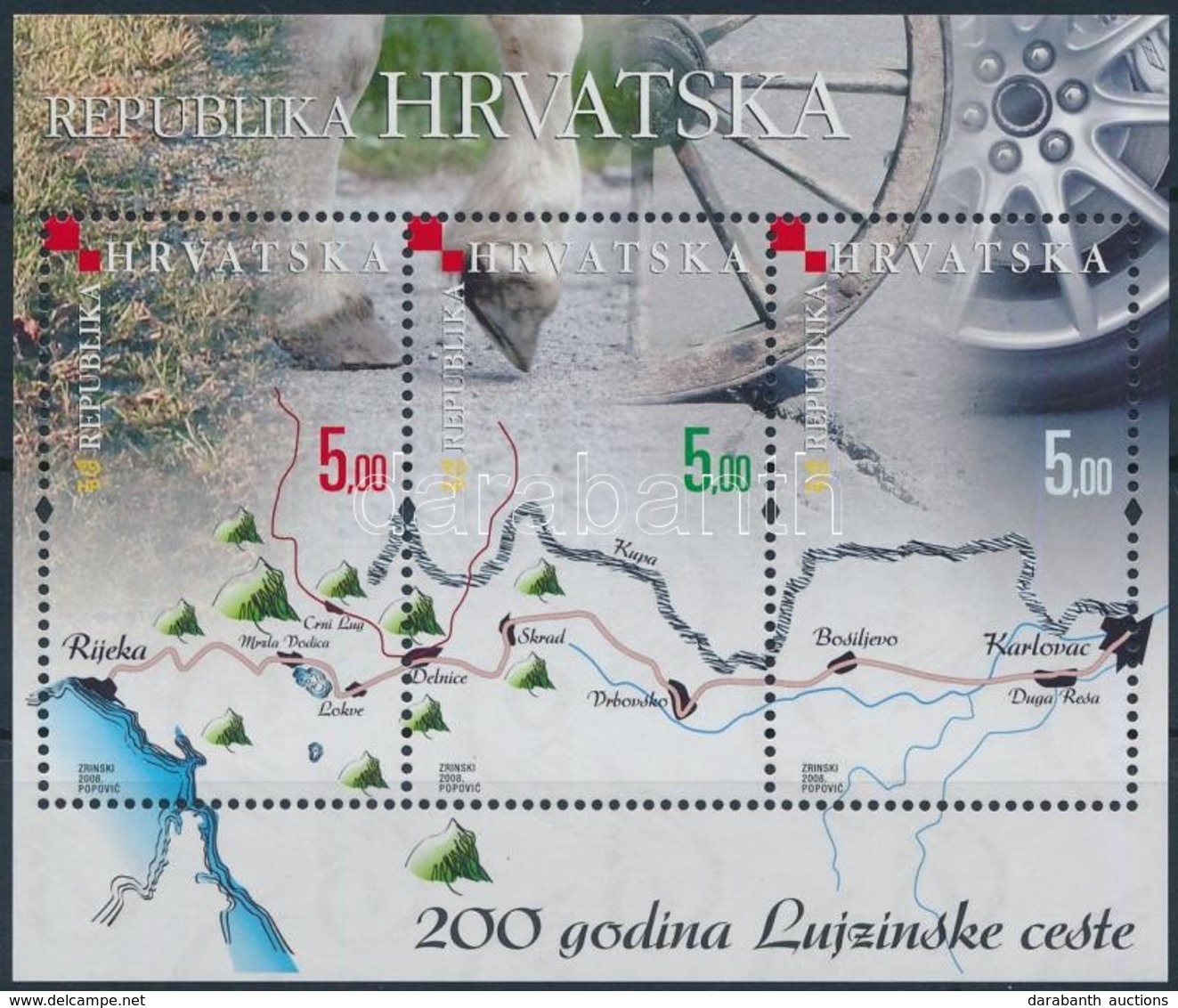 ** 2008 Térképek Blokk,
Maps Block
Mi 32 - Sonstige & Ohne Zuordnung