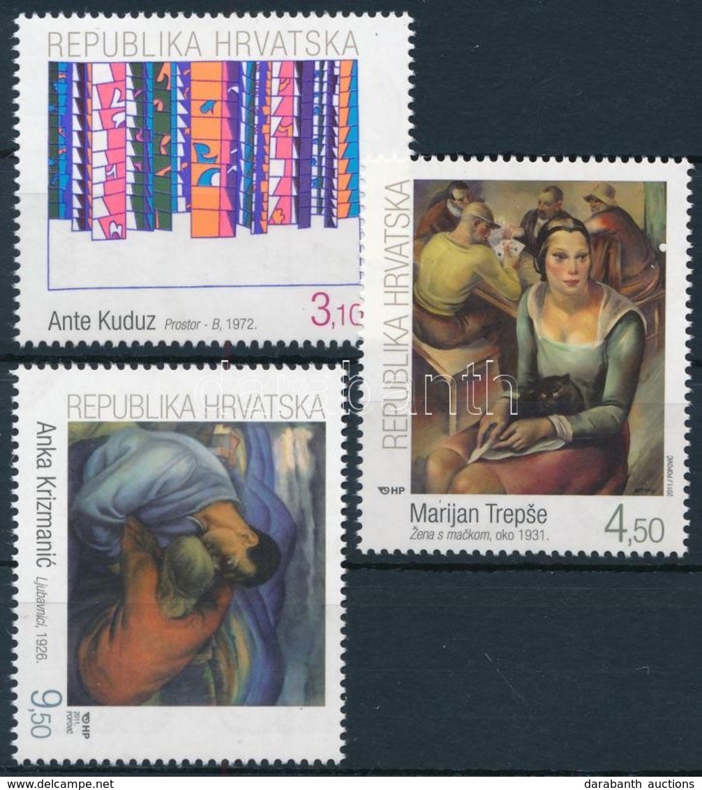 ** 2011 Képzőművészet Sor,
Art Set
Mi 1015-1017 - Sonstige & Ohne Zuordnung