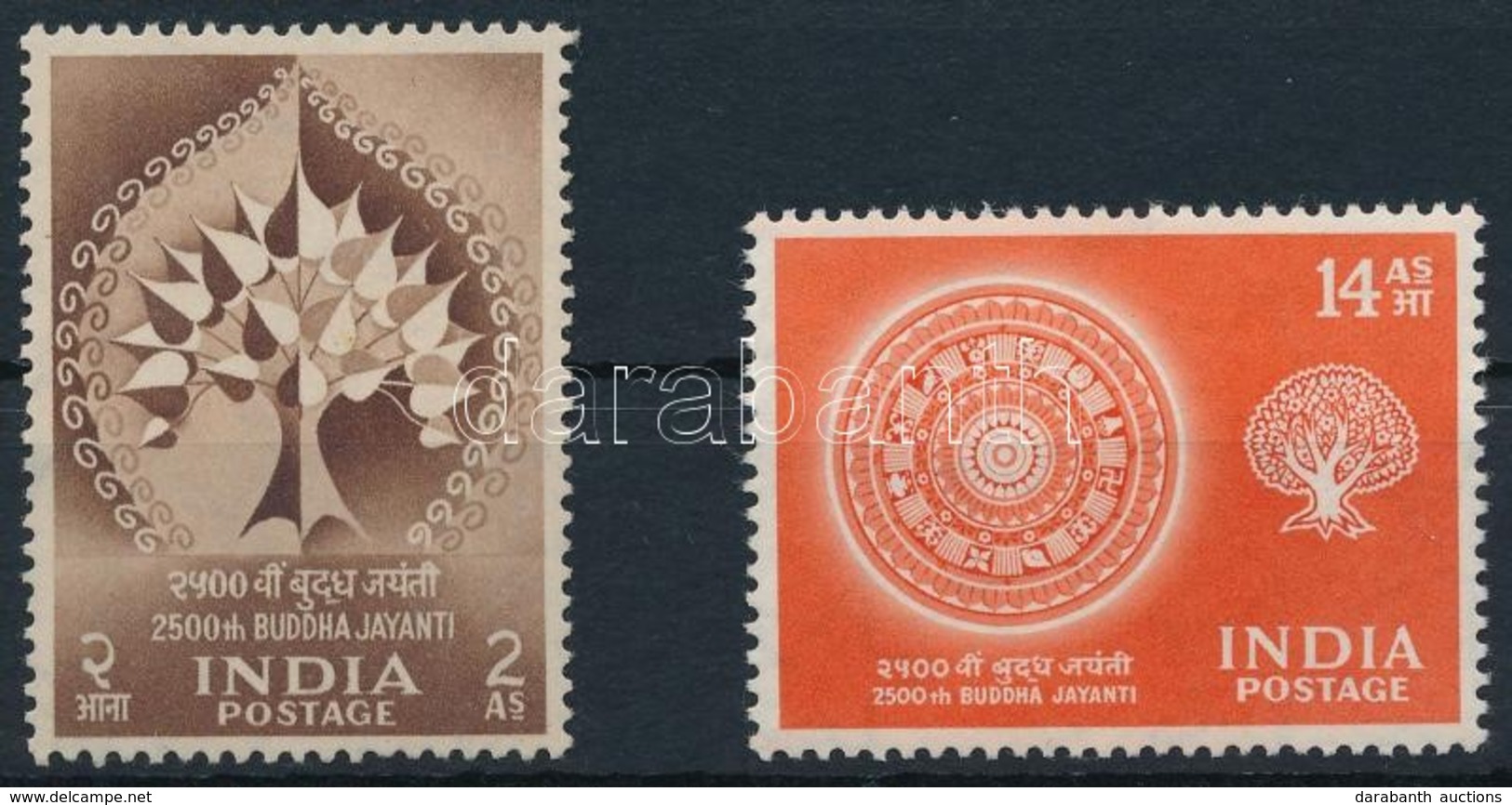 ** 1956 Buddha Sor,
Buddha Set
Mi 256-257 - Otros & Sin Clasificación