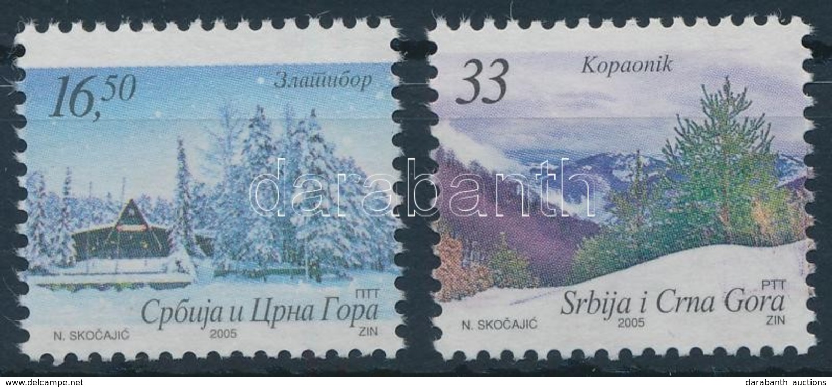 ** 2005 Hegyek Sor,
Mountains Set
Mi 3246-3247 - Sonstige & Ohne Zuordnung