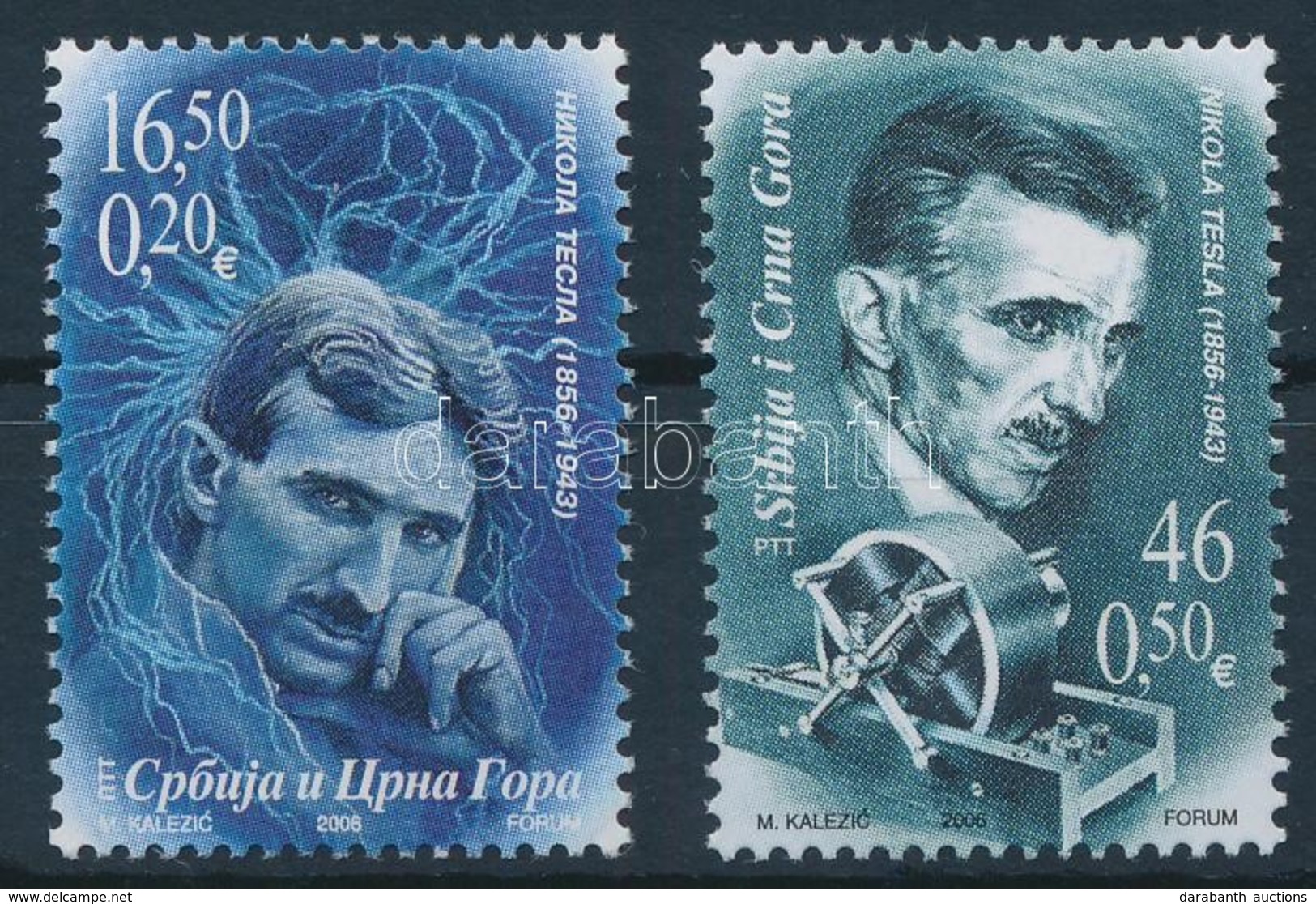 ** 2006 Nikola Tesla Sor,
Nikola Tesla Set
Mi 3333-3334 - Sonstige & Ohne Zuordnung