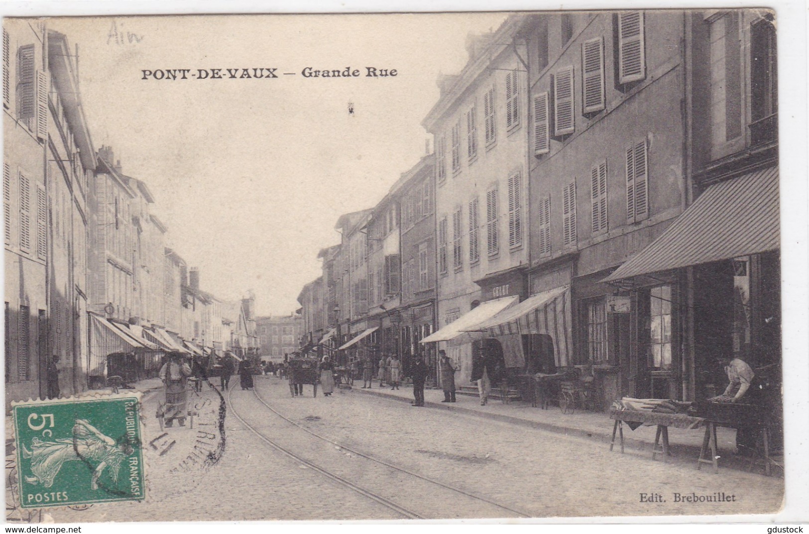 Ain - Pont-de-Vaux - Grande Rue - Pont-de-Vaux