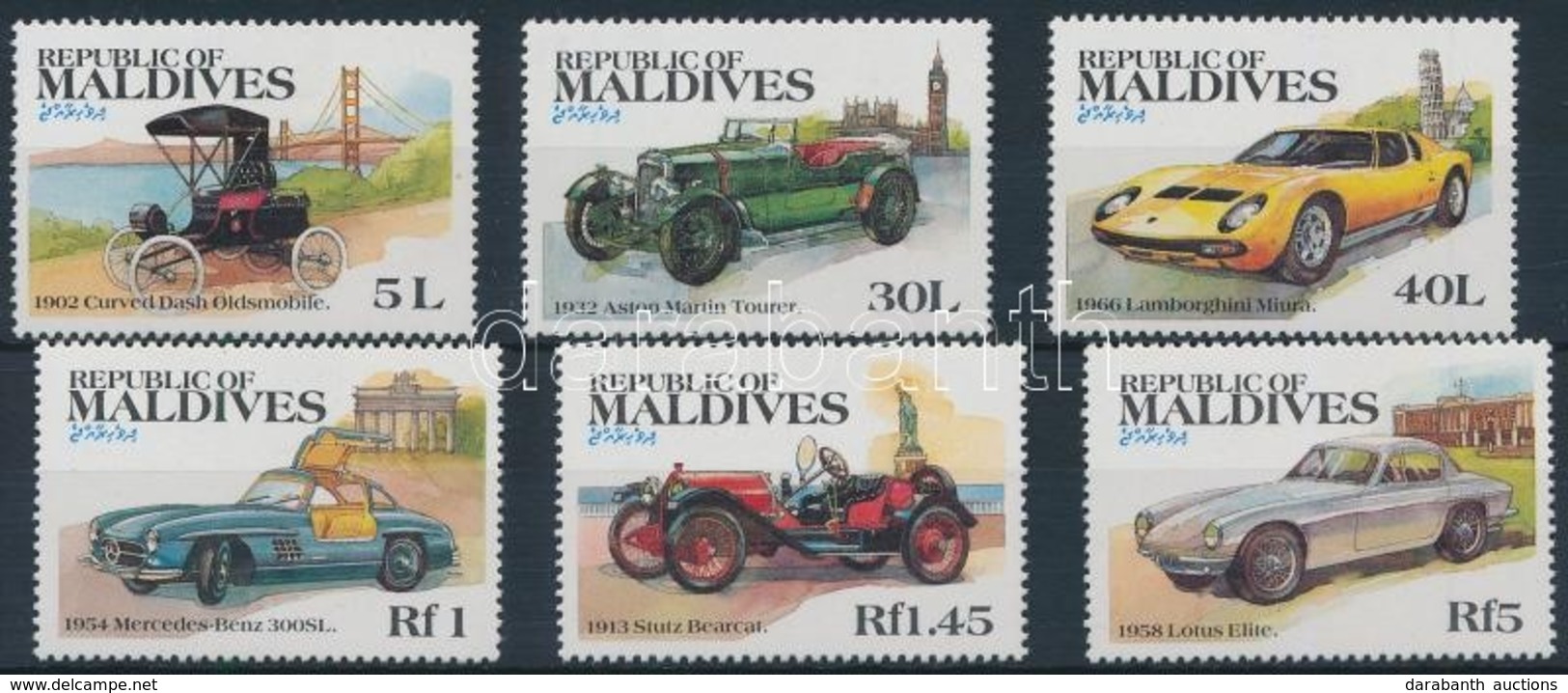 ** 1983 Autó Sor,
Car Set
Mi 1006-1011 - Other & Unclassified