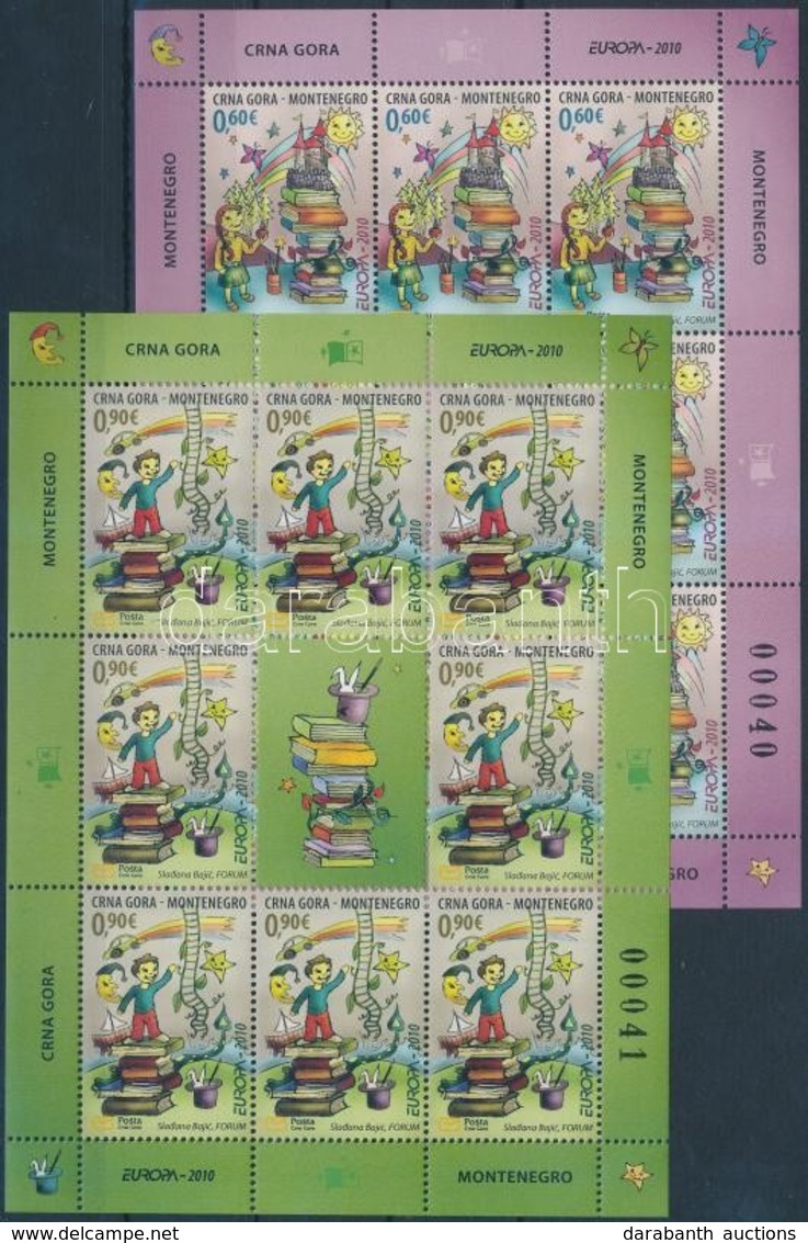 ** 2010 Europa CEPT, Gyerekkönyvek Kisív Sor Mi 233-234 - Sonstige & Ohne Zuordnung