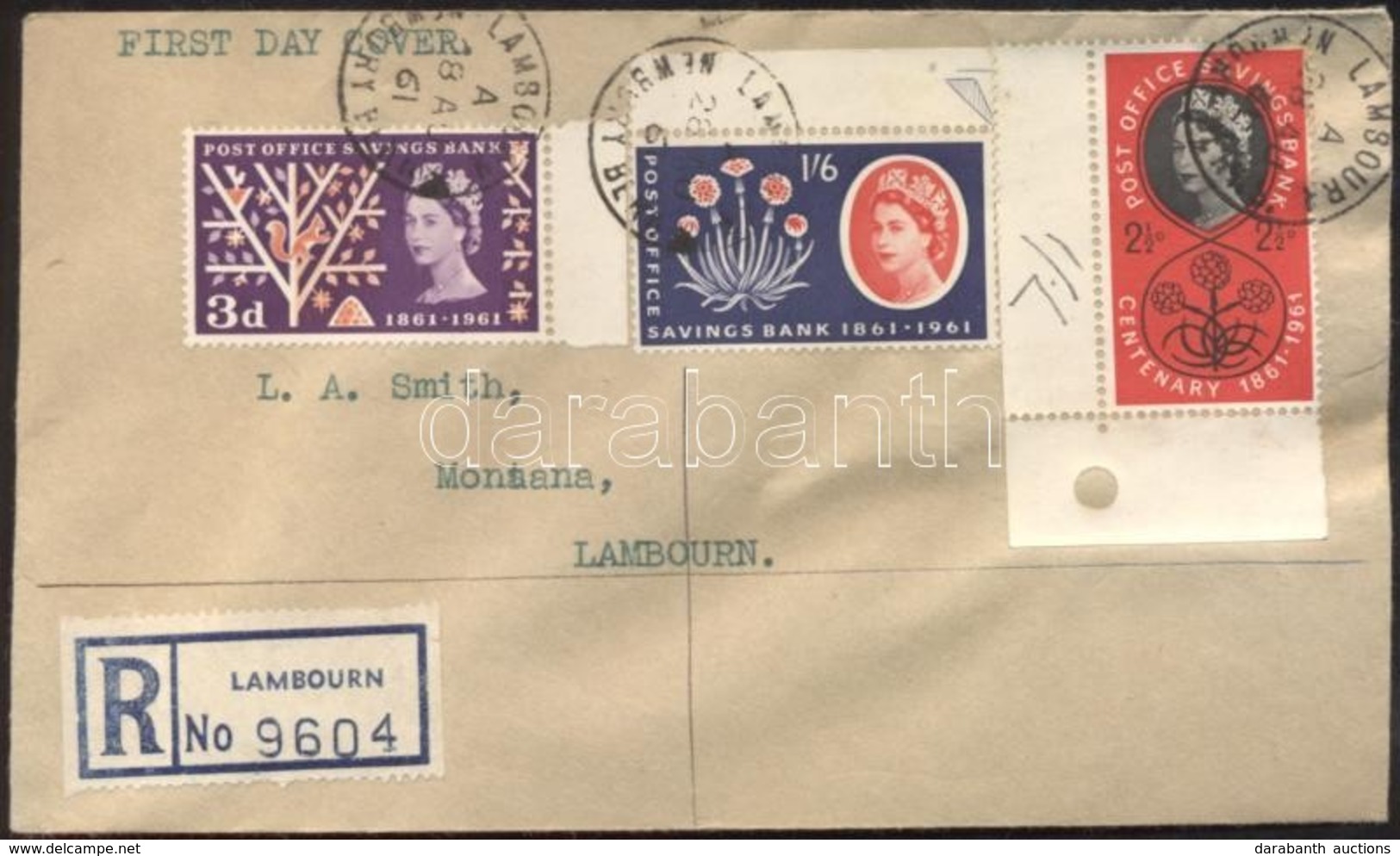 1961 Postatakarék Mi 343-345 FDC - Other & Unclassified