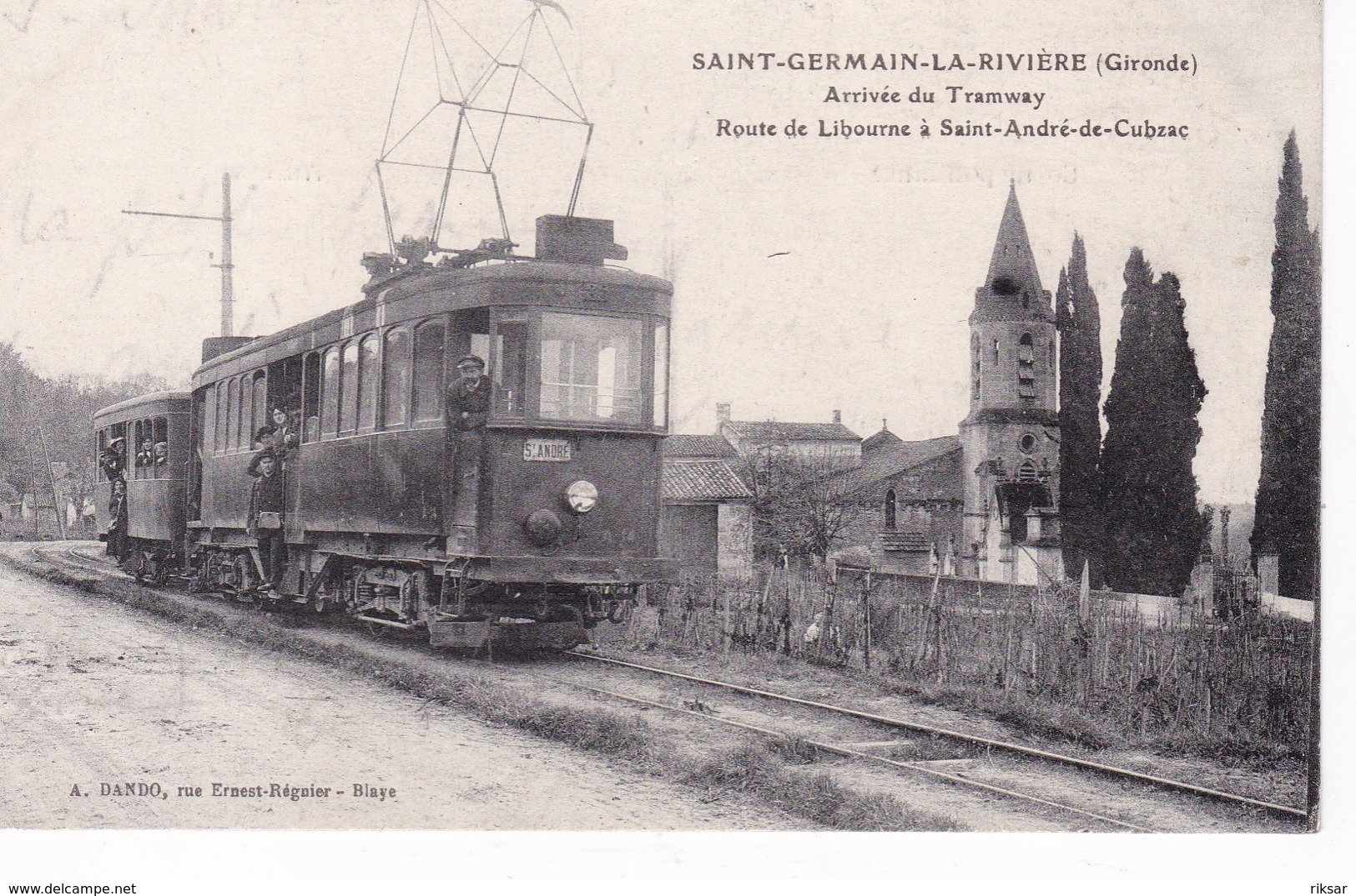 SAINT GERMAIN LA RIVIERE(TRAMWAY) - Other & Unclassified