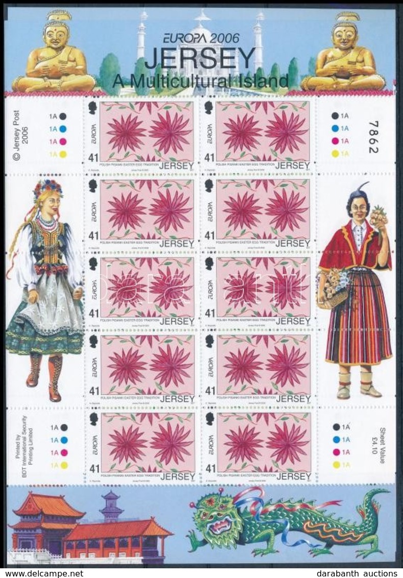 ** 2006 Europa CEPT: Integráció Kisív Sor Mi 1221-1222 - Sonstige & Ohne Zuordnung