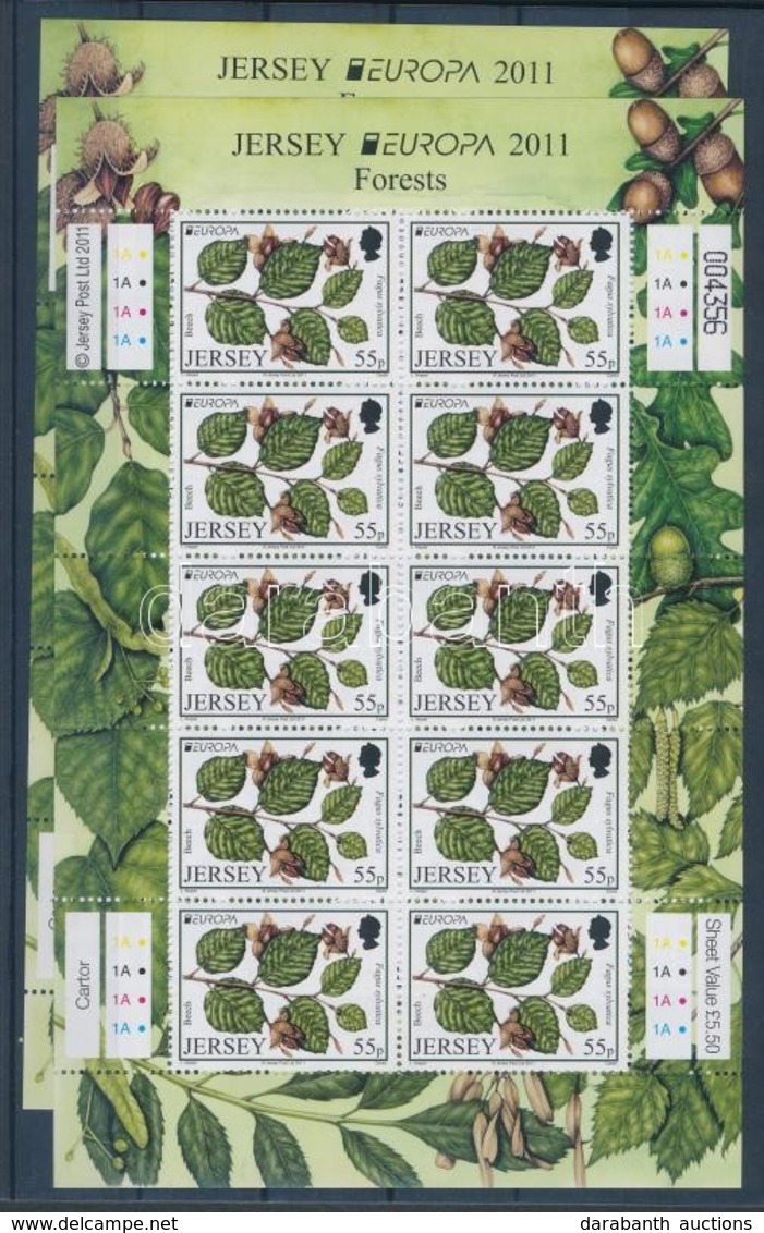 ** 2011 Europa CEPT Erdők Kisívpár Mi 1536-1537 - Andere & Zonder Classificatie