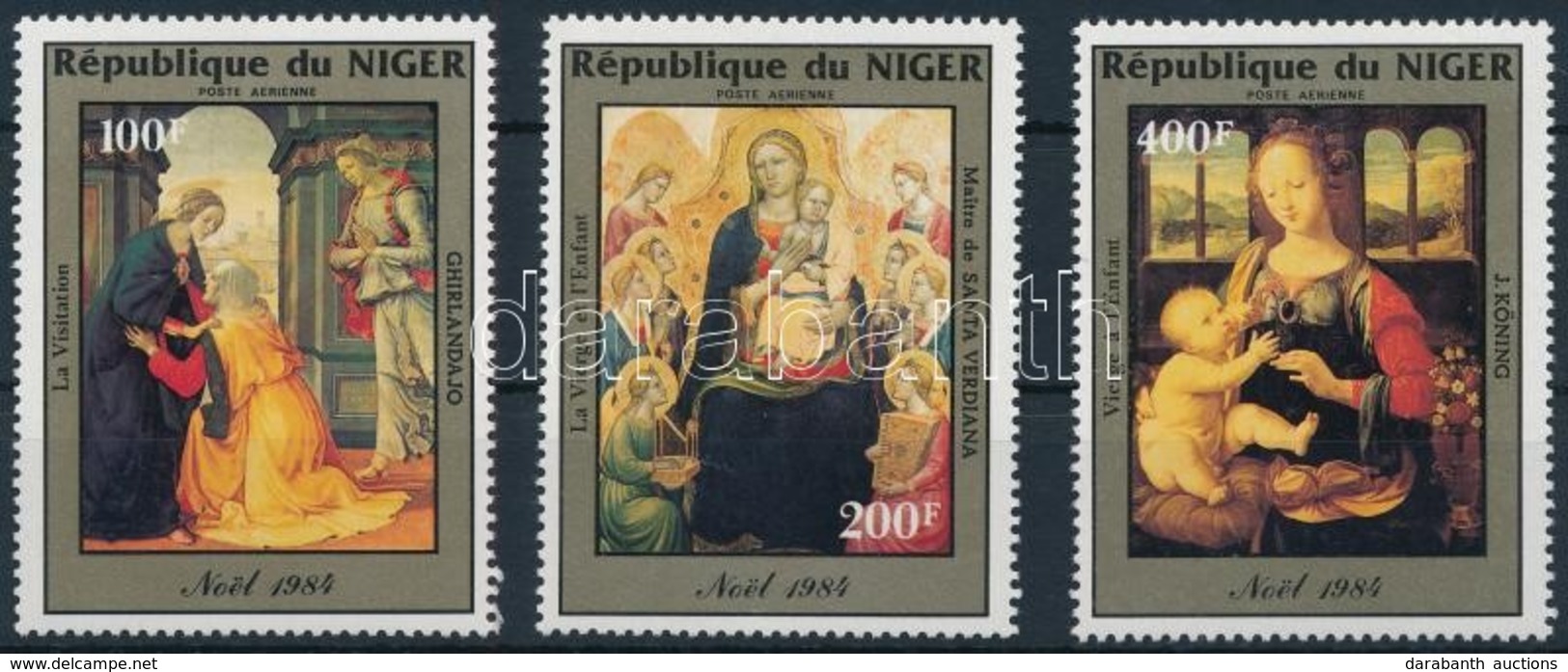 ** 1984 Karácsony, Festmények Sor,
Christmas, Paintings Set
Mi 912-914 - Other & Unclassified