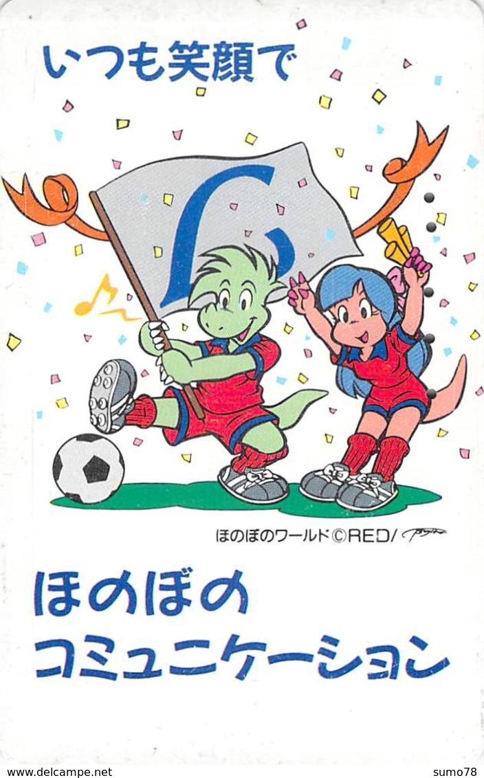 BD - DESSIN - MANGA - SPORT - MASCOTTE -  FOOTBALL - Télécarte Japon - Comics