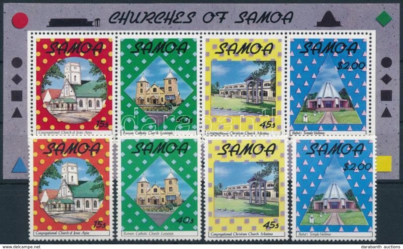 ** 1988 Karácsony Sor + Blokk,
Christmas Set + Block
Mi 665-668 + Mi 45 - Other & Unclassified