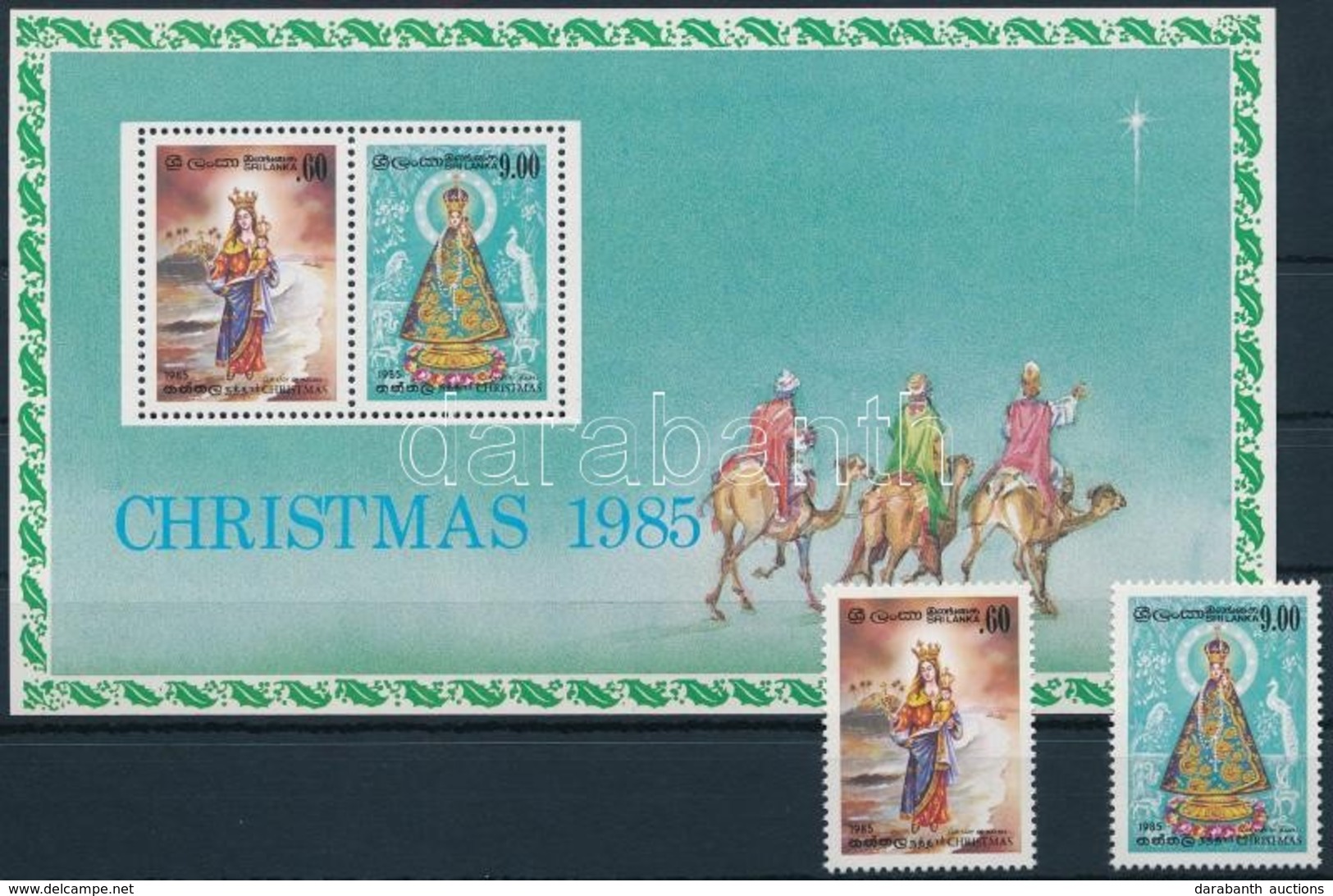 ** 1985 Karácsony Sor + Blokk,
Christmas Set + Block
Mi 719-720 + Mi 30 - Sonstige & Ohne Zuordnung