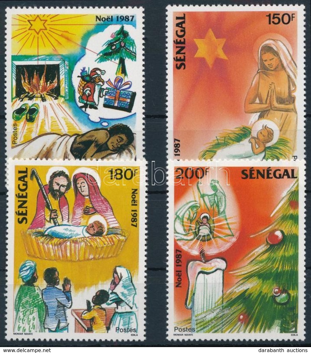 ** 1987 Karácsony Sor,
Christmas Set
Mi 954-957 - Other & Unclassified