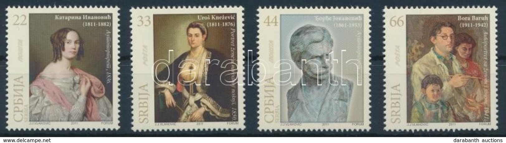 ** 2011 Művészet Sor,
Art Set
Mi 391-394 - Sonstige & Ohne Zuordnung