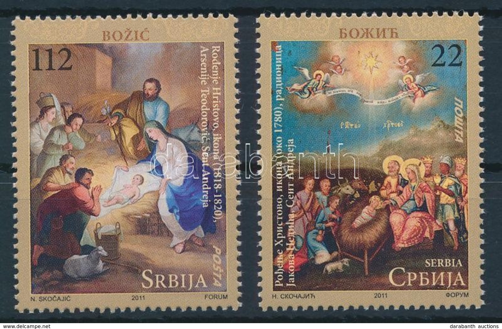 ** 2011 Karácsony Sor,
Christmas Set
Mi 439-440 - Autres & Non Classés