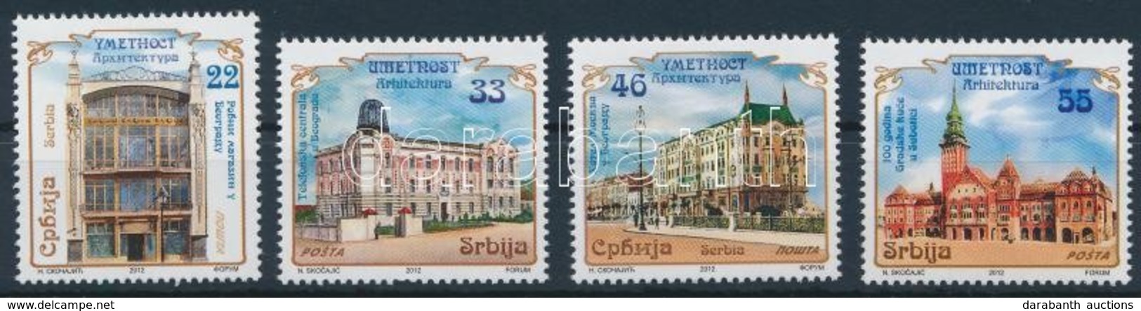 ** 2012 Épületek Sor,
Buildings Set
Mi 448-451 - Other & Unclassified