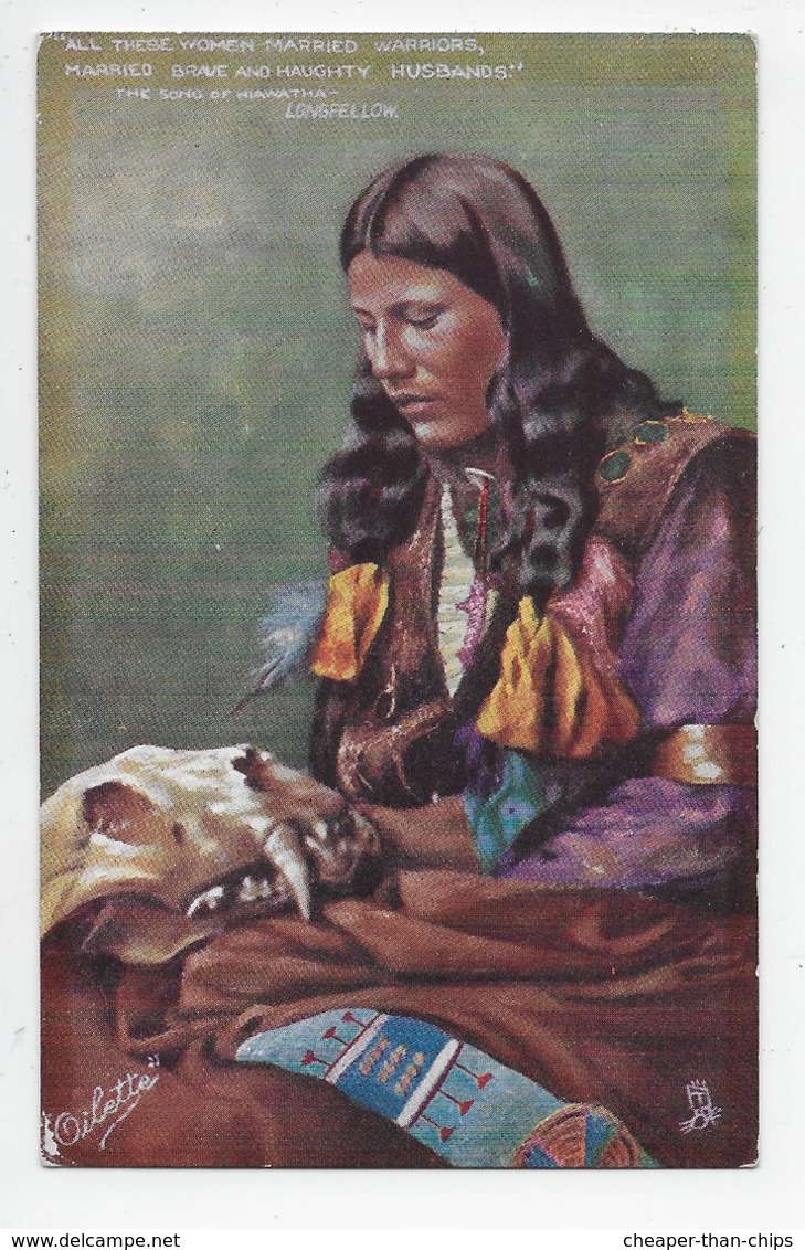 Hiawatha - Tuck Oilette 9011 - Native Americans