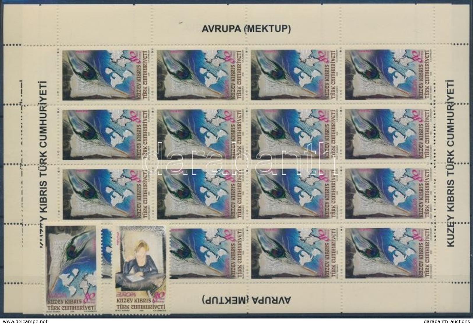 ** 2008 Europa CEPT A Levél Sor + Kisívsor Mi 681-682 - Other & Unclassified