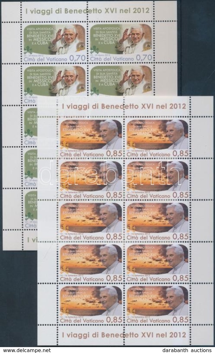 ** 2013 Benedek Pápa Utazásai Kisívpár Mi 1790-1791 - Other & Unclassified