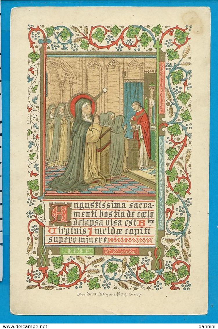 Holycard    Van De Vyvrere - Petyt   St. Imelda - Imágenes Religiosas