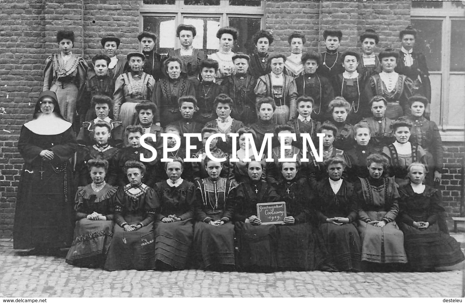 Zondagschool Coolscamp 1909 - Koolskamp - Ardooie