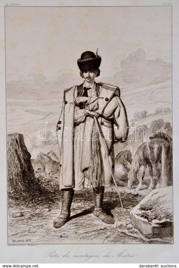 1855 Valerio, Theodore (1819-1879): Mátrai Csikós, Theodore Valerio: Souvenirs De La Monarchie...La Hongrie, Rézkarc, Ki - Prints & Engravings