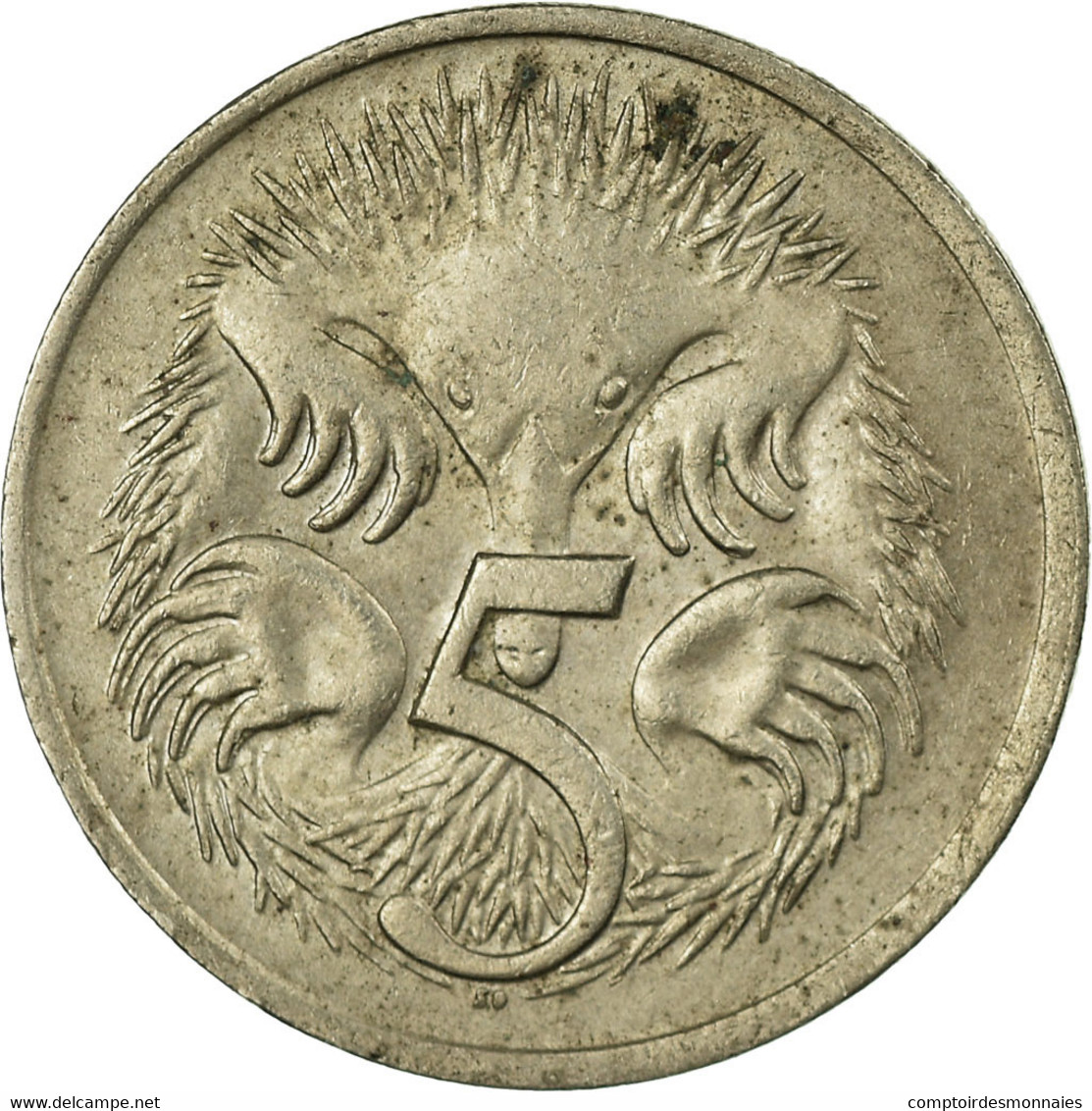 Monnaie, Australie, Elizabeth II, 5 Cents, 1976, TTB, Copper-nickel, KM:64 - 5 Cents