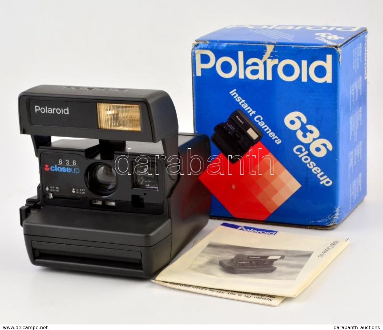 Polaroid 636 Fényképezőgép Eredeti Dobozában. - Fotoapparate