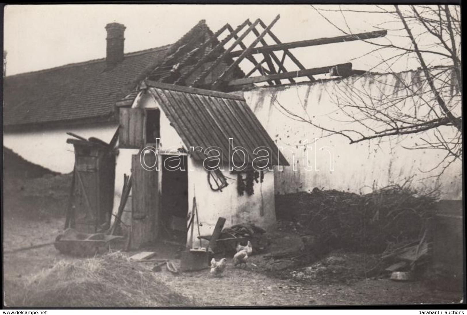 Cca 1930-1940 Kerny István (1879-1963): Félegyházi Tűzeset, Pecséttel Jelzett Vintage Fotó, 11x17 Cm - Other & Unclassified