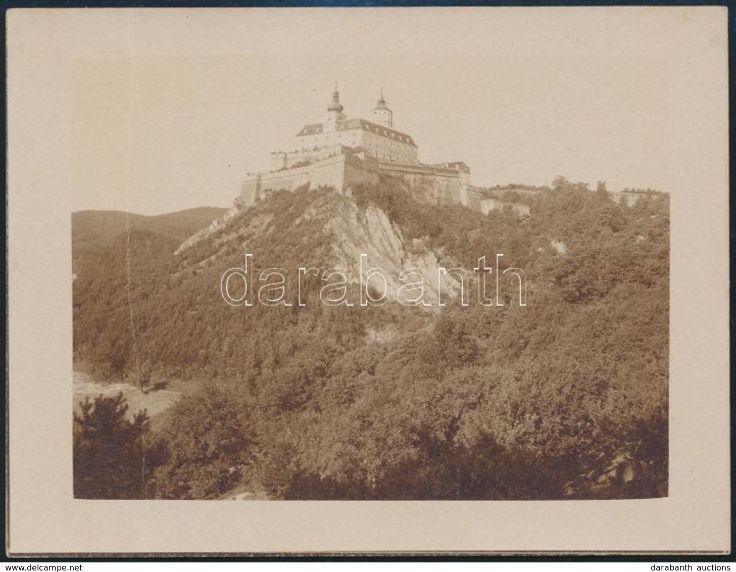 Cca 1910 Fraknó (Forchtenau, Forchtenstein), Fotó, Törésnyommal, 9x11 Cm - Sonstige & Ohne Zuordnung