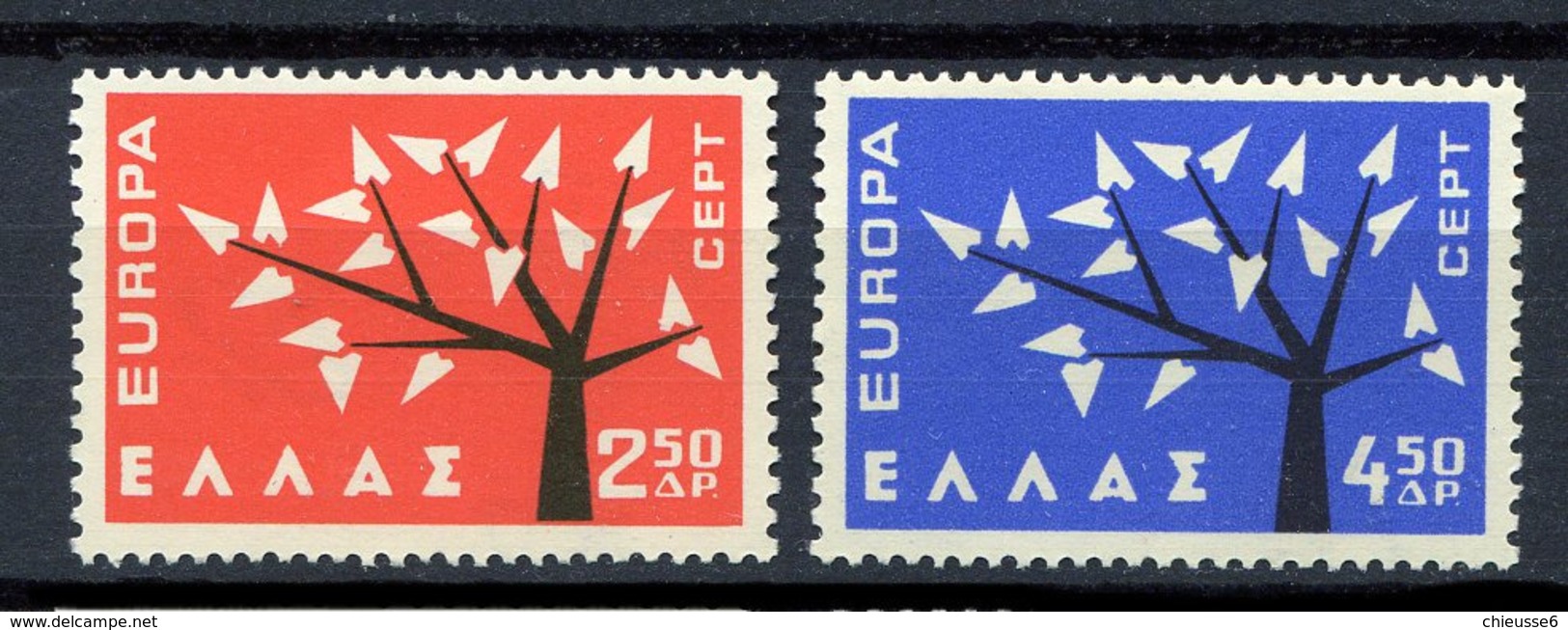 Grèce** N° 774/775 - Europa 1962 - 1962