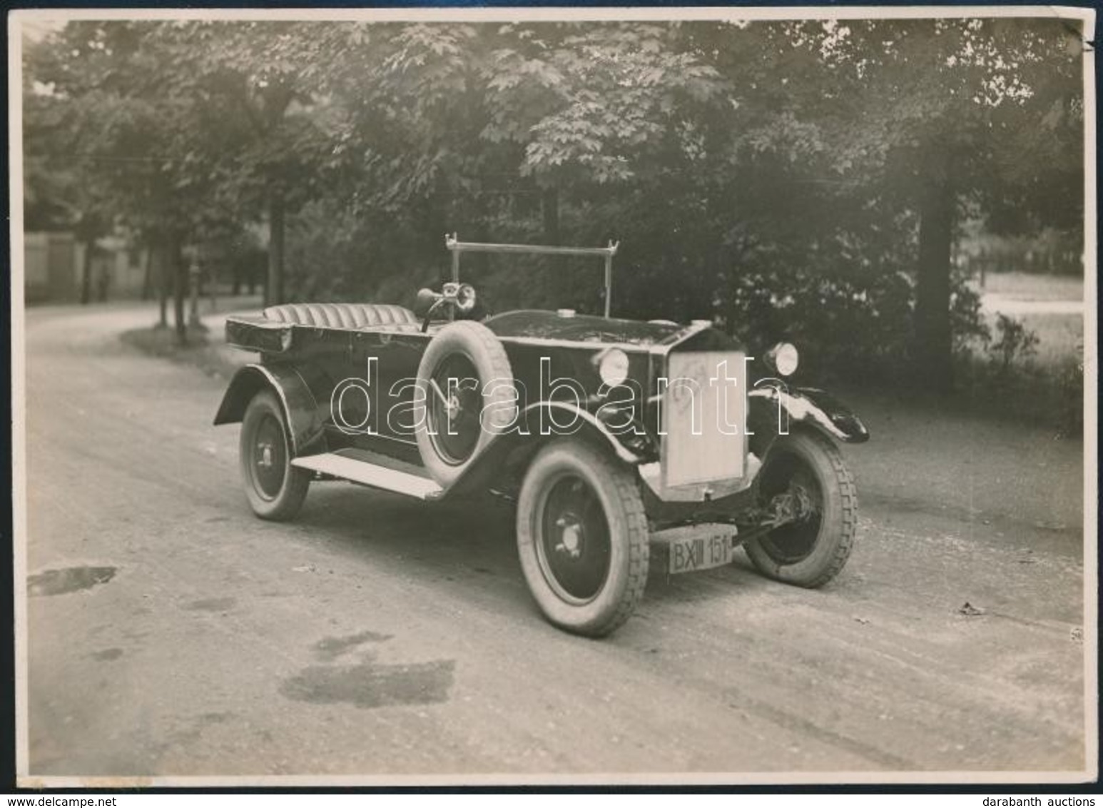 Cca 1919 Automobil Fotója 18x12 Cm - Sonstige & Ohne Zuordnung