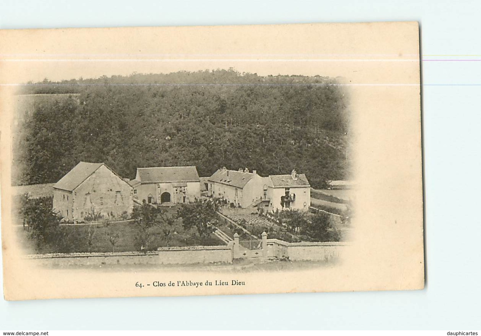 CLOS De L' Abbaye Du LIEU DIEU N° 64 - Dos Simple - 2 Scans - Sonstige & Ohne Zuordnung