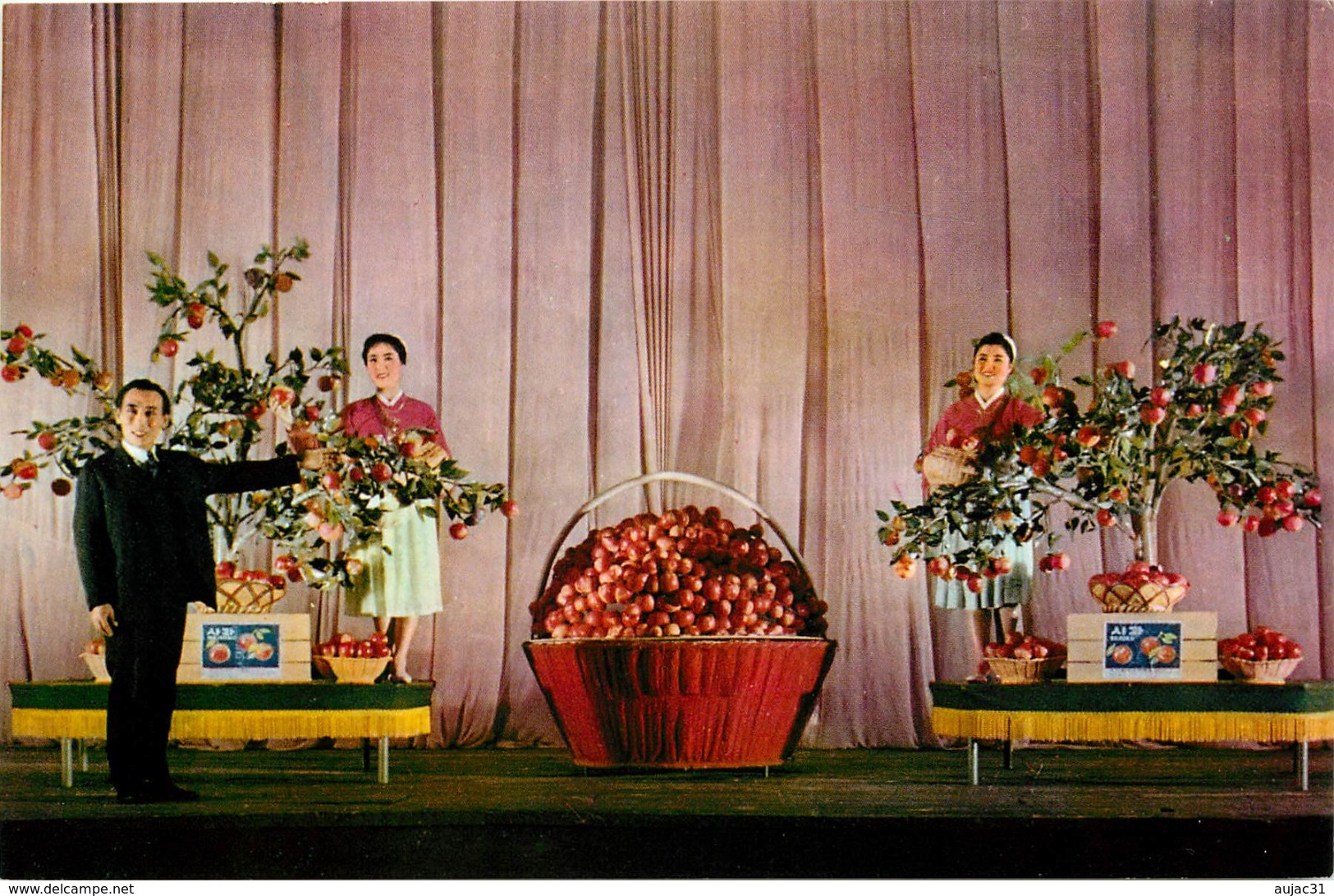 Corée du Nord - Spectacle - Cirques - Pyongyang - 16 cartes avec pochette sur le cirque - Semi moderne grand format