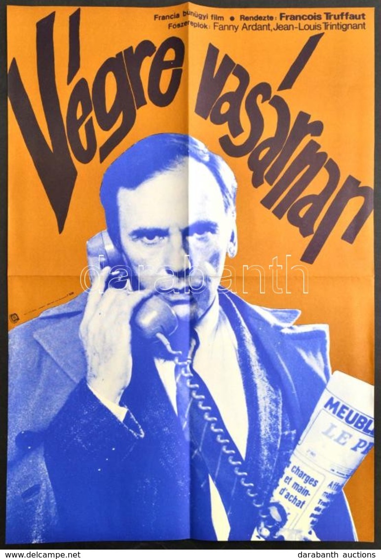 1985 Végre Vasárnap Ofszet Film Plakát, Hajtogatva, Jó állapotban 39x56  Cm - Sonstige & Ohne Zuordnung